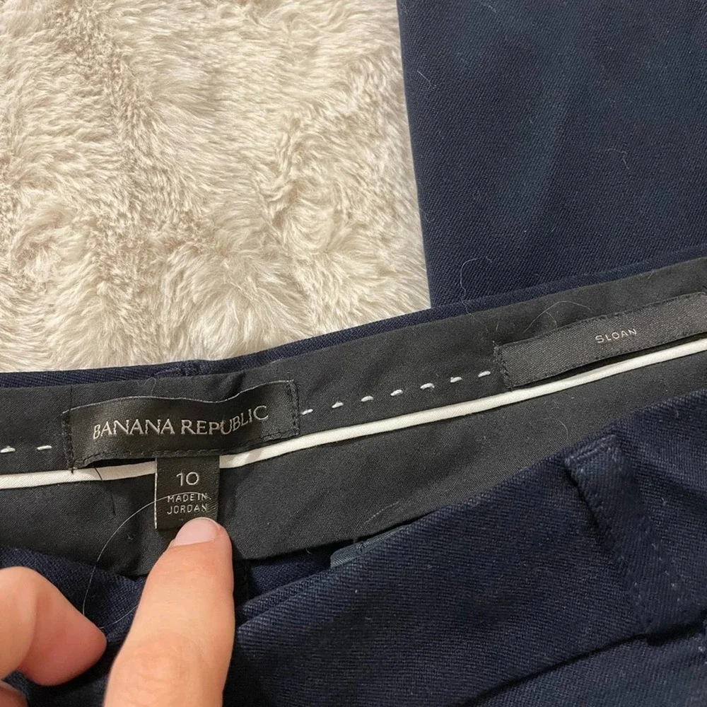 NWOT Banana Republic Navy Blue Dress Pants - Picture 4 of 4